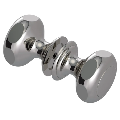 Rubinet Shower Door Knob (set) Polished Nickel