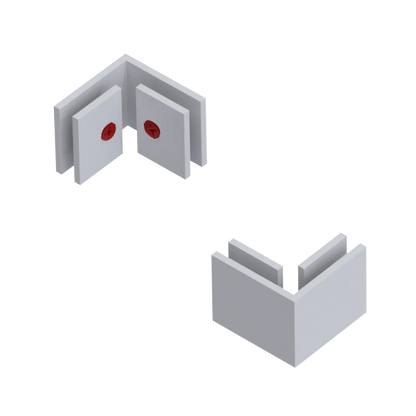 Rubinet 90 Glass to Glass White