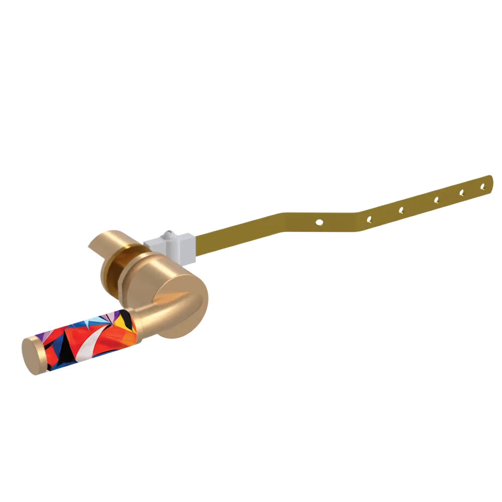 Rubinet Trip Levers Satin Gold