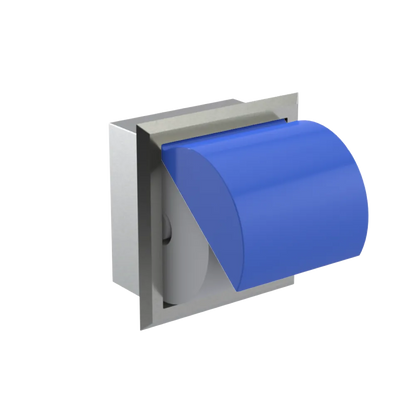 Rubinet RECESSED TOILET PAPER HOLDER Satin Nickel