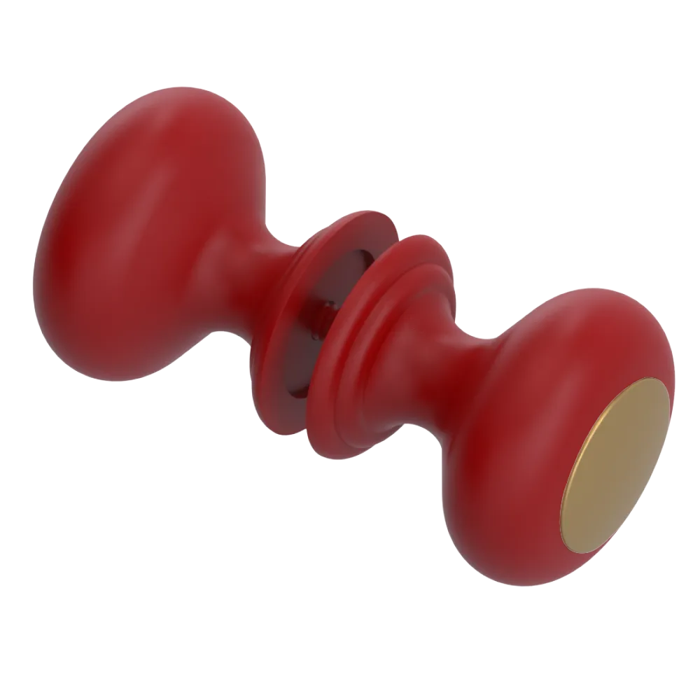 Rubinet Shower Door Knob (set) Maroon
