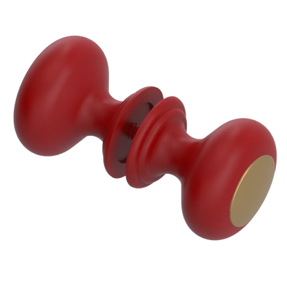Rubinet Shower Door Knob (set) Maroon