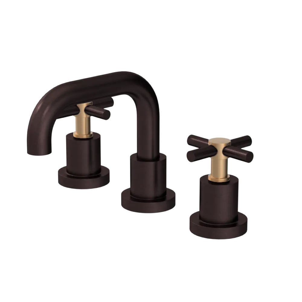 Rubinet Widespread Lav. Set. (less drain) Oil Rubbed Bronze