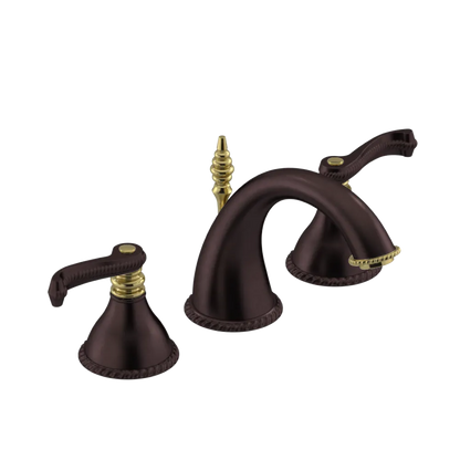 Rubinet Widespread Lav. Set. (less drain) Oil Rubbed Bronze