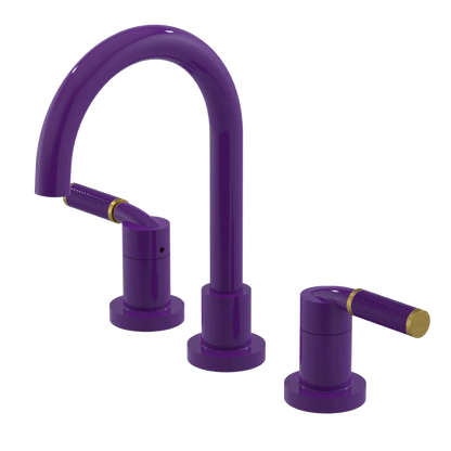 Rubinet Widespread Lav. Set. (less drain) Purple Haze