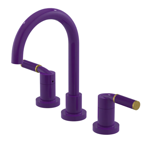 Rubinet Widespread Lav. Set. (less drain) Purple Haze