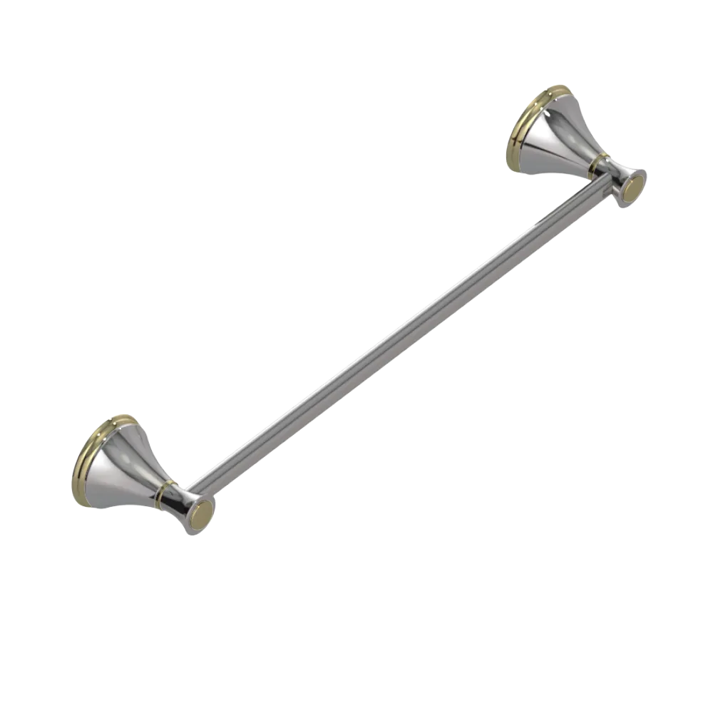Rubinet Towel Bar 18" Polished Nickel