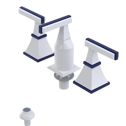 Rubinet Bidet Fitting with Spray, Diverter, and Vacum Breaker (Less Drain) White