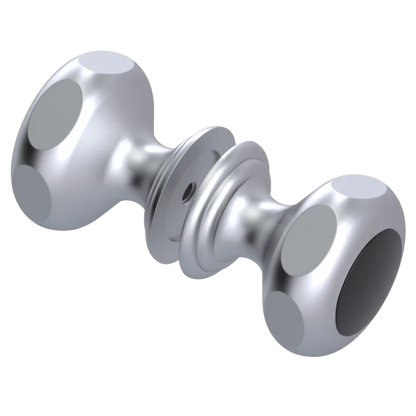Rubinet Shower Door Knob (set) Satin Chrome