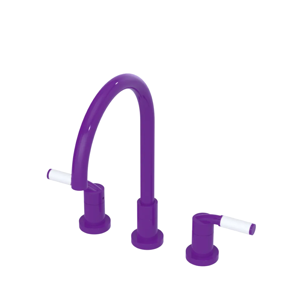Rubinet Widespread Kitchen Set Purple Haze