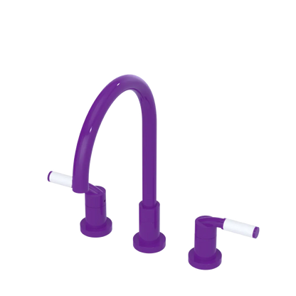 Rubinet Widespread Kitchen Set Purple Haze
