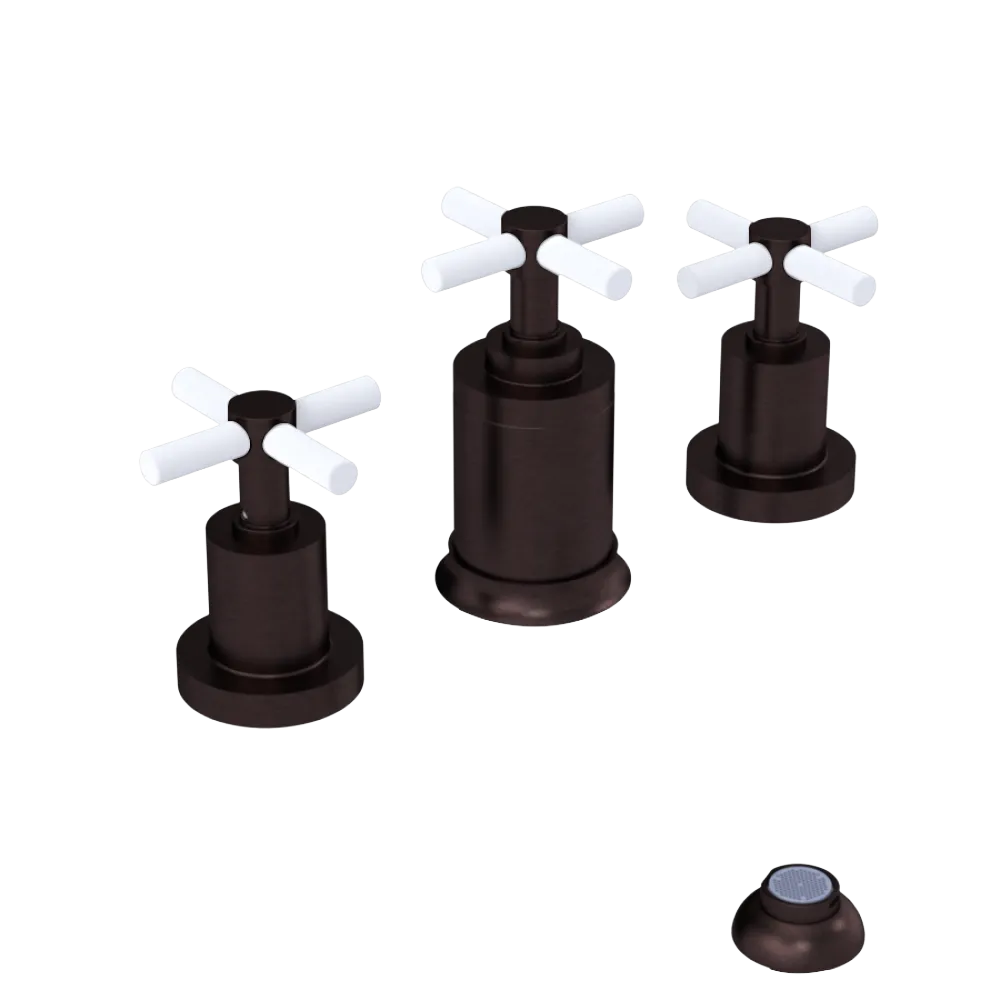 Rubinet Bidet Fitting with Spray, Diverter, and Vacuum Breaker (less drain) Oil Rubbed Bronze