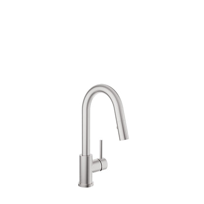 Baril Single-hole bar / prep kitchen faucet with 2-function pull-down spray