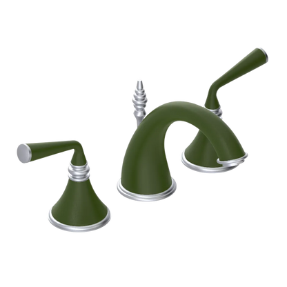 Rubinet Widespread Lav. Set. (less drain) Green Envy