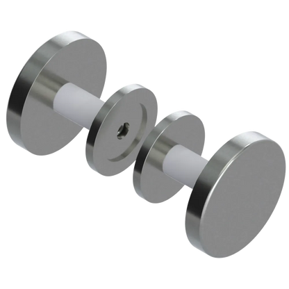 Rubinet Shower Door Knob (set) Satin Nickel