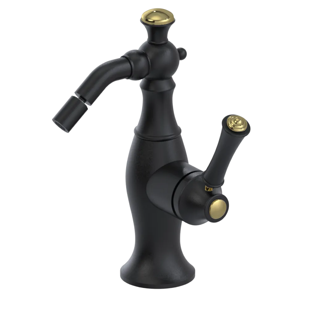 Rubinet Single Control Bidet Fitting (less drain) Matt Black