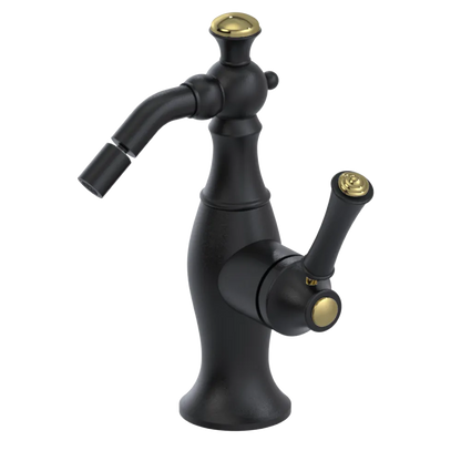 Rubinet Single Control Bidet Fitting (less drain) Matt Black