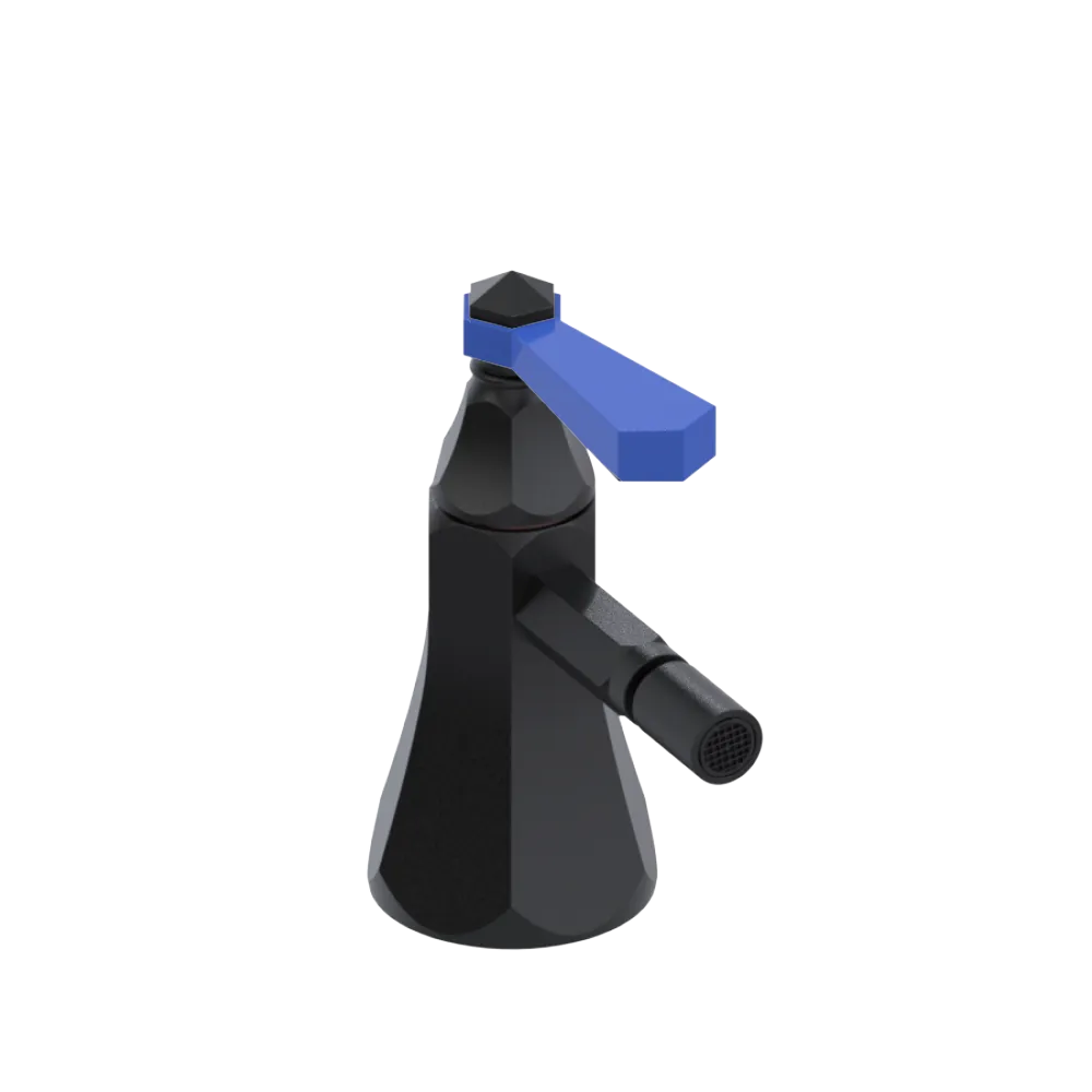 Rubinet Single Control Bidet Fitting (less drain) Matt Black
