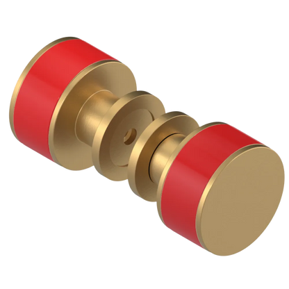 Rubinet Shower Door Knob (set) Satin Gold