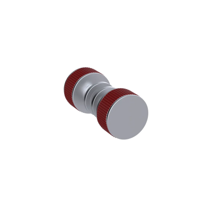 Rubinet Shower Door Knob (set) Satin Chrome