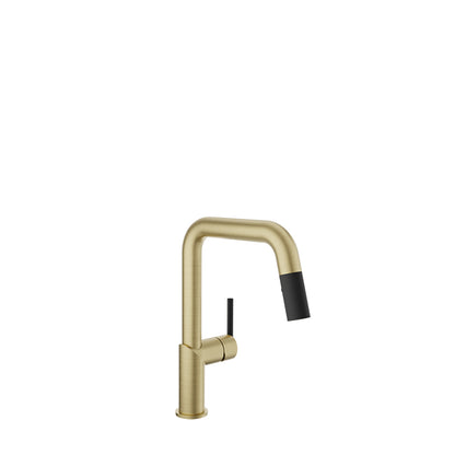 Baril Single-hole kitchen faucet with 2-function pull-down spray