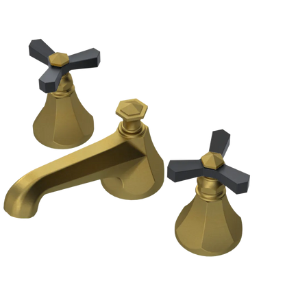 Rubinet Widespread Lav. Set. (less drain) Antique Brass Matt