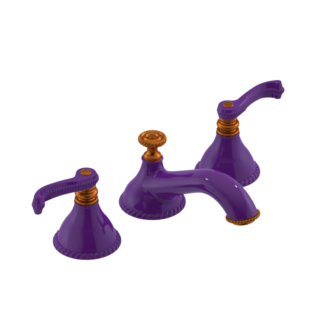 Rubinet Widespread Lav. Set. (less drain) Purple Haze