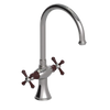 Rubinet Two Handle Single Hole Kitchen Set Polished Nickel