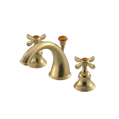 Rubinet Widespread Lav. Set. (less drain) Satin Gold