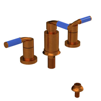 Rubinet Bidet Fitting with Spray, Diverter, and Vacuum Breaker (less drain) Antique Copper Matt