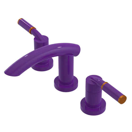 Rubinet Widespread Lav. Set. (less drain) Purple Haze