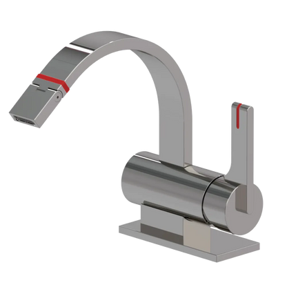 Rubinet Single Control Bidet Fitting (less drain) Polished Nickel