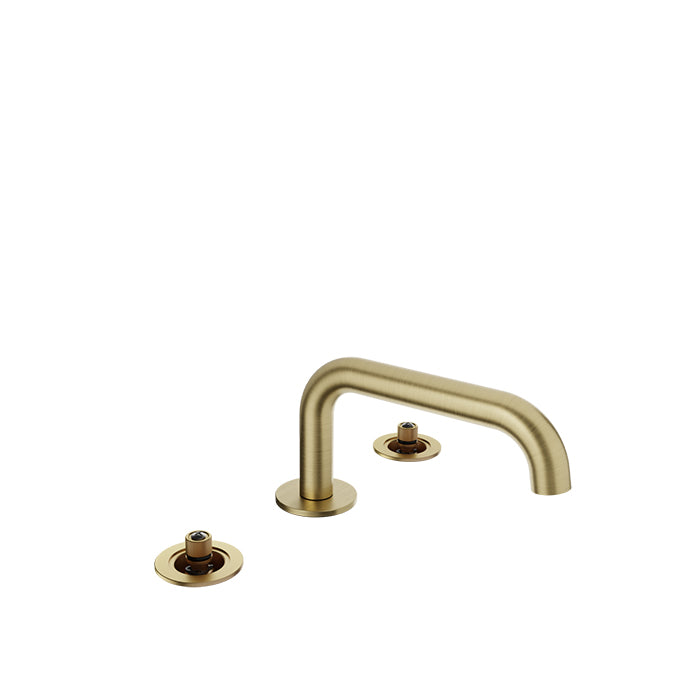 Baril 8" c/c lavatory faucet (without handle), drain included