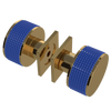 Rubinet Shower Door Knob (set) Gold