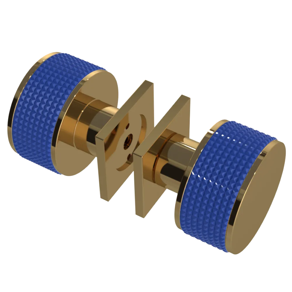 Rubinet Shower Door Knob (set) Gold