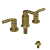 Rubinet Bidet Fitting with Spray, Diverter, and Vacuum Breaker (less drain) Antique Brass Matt