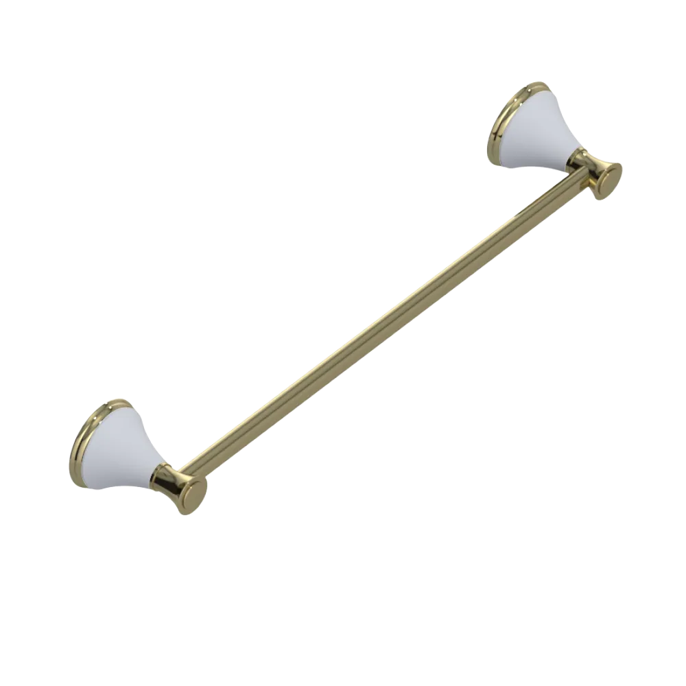 Rubinet Towel Bar 24" Natural Brass