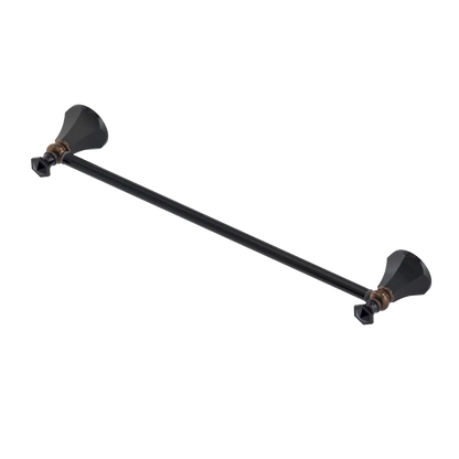 Rubinet Towel Bar 24" Matt Black