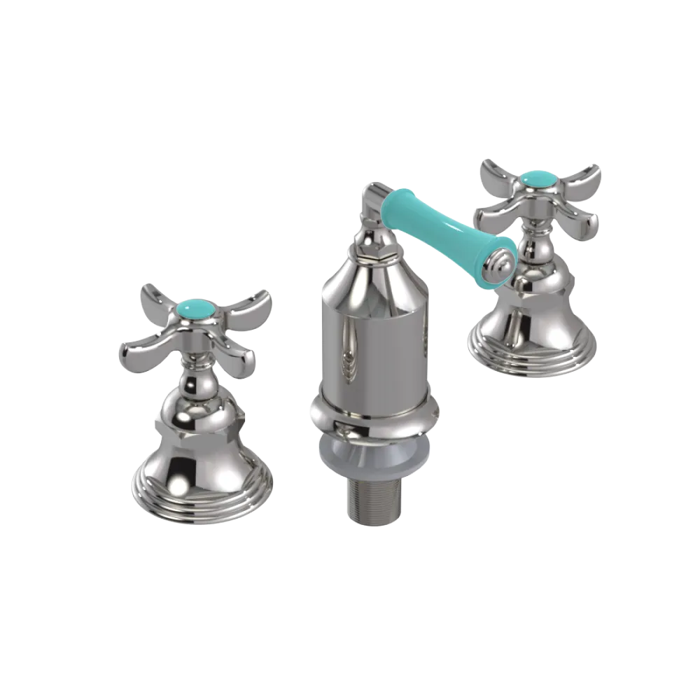 Rubinet Bidet Fitting with Spray, Diverter, and Vacum Breaker (Less Drain) Polished Nickel