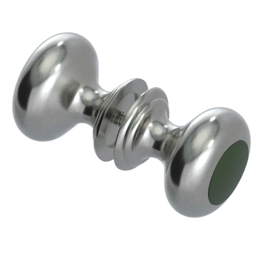Rubinet Shower Door Knob (set) Satin Nickel