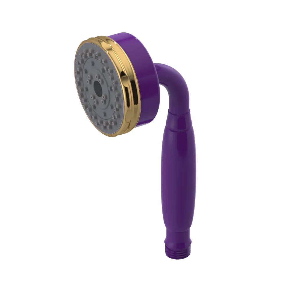 Rubinet 3 Function Hand Held Shower Only Purple Haze