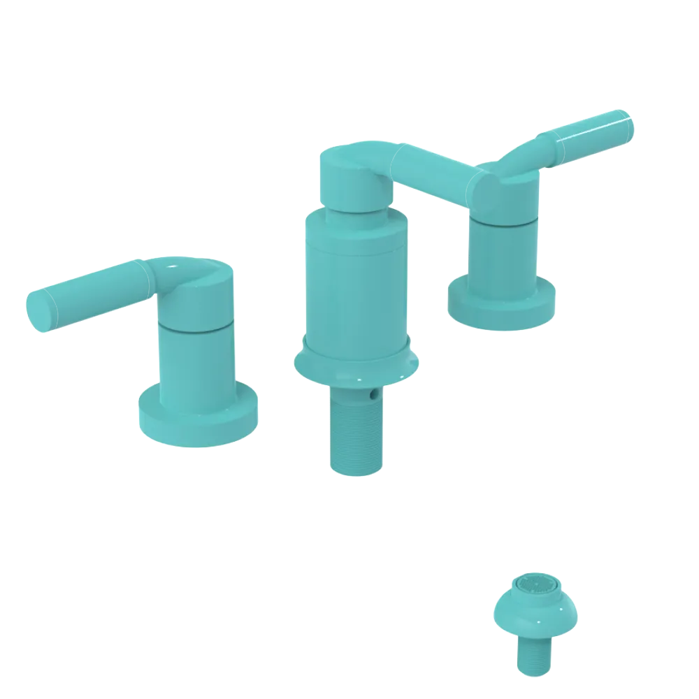 Rubinet Bidet Fitting with Spray, Diverter, and Vacuum Breaker (less drain) Aqua