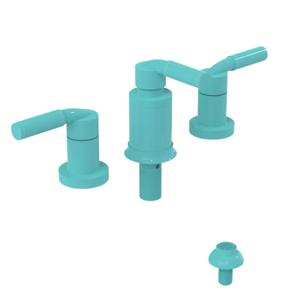 Rubinet Bidet Fitting with Spray, Diverter, and Vacuum Breaker (less drain) Aqua