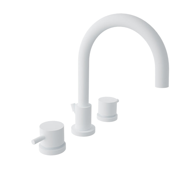 Baril 8" c/c lavatory faucet, drain included