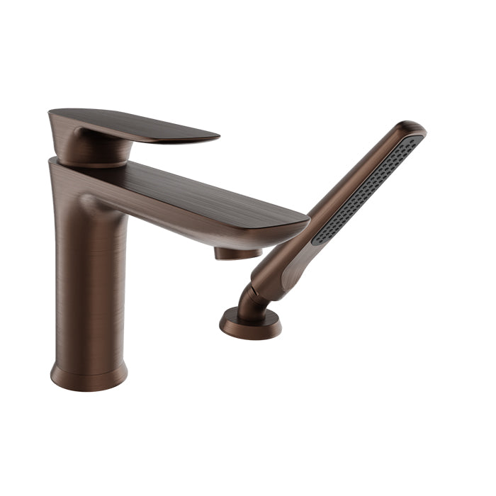 Baril 2-piece tub filler with hand shower