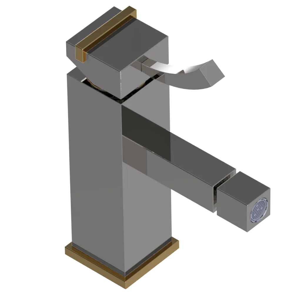 Rubinet Single Control Bidet Fitting (less drain) Polished Nickel