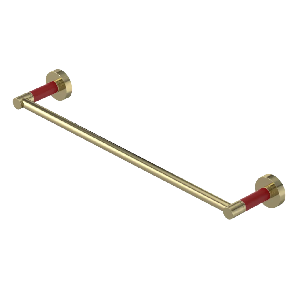 Rubinet Towel Bar 18" Natural Brass