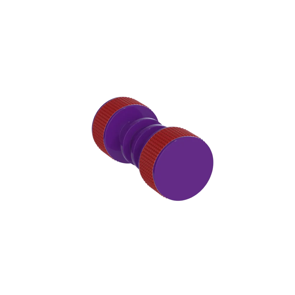 Rubinet Shower Door Knob (set) Purple Haze
