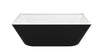 Oceania Rupert Back to Wall Freestanding Bath
