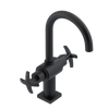 Rubinet Single Hole Dual Handle Lav. Set. (less drain) Matt Black